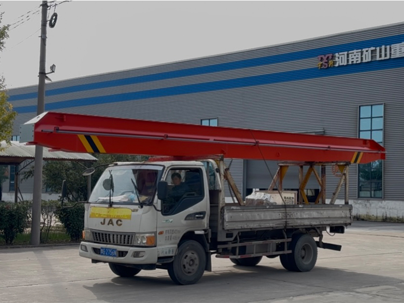 电动单梁起重机 LD5t-10.5m 制作完成  装车发出