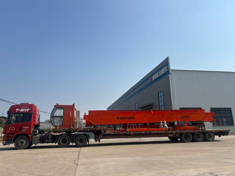 欧式双梁 QDXX20/10t-14.5m 制作完成  装车发出